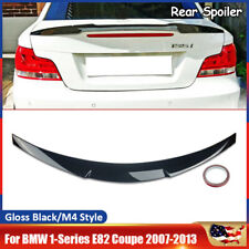 Rear Spoiler Lip Wing M4 For BMW 1-Series E82 128i 135i Coupe 07-13 Gloss Black picture