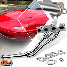 For 89-93 Mazda Miata Mx-5 NA 1.6L B6ZE Stainless Steel Exhaust Header Manifold picture