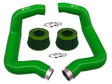 for BMW F90 M5 M8 G30 M550I Full Front Mount air intake - GREEN (2 air filters) picture