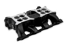 Holley 300-120BK Holley LS Carbureted Manifold - 2x4 Dual Plane - Black picture