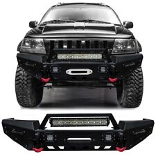 Vijay For 1999-2004 2nd Gen Grand Cherokee WJ Front Bumper with LED Lights picture