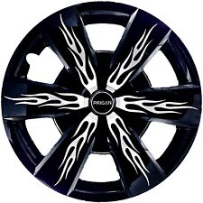14 Inch Universal Silver Black Wheel Cover/Cap Fit For All 14 Inch Cars Firebolt picture