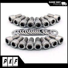 SBF Stainless Steel Header Bolts for Small Block Ford 260 289 302 351 Windsor picture