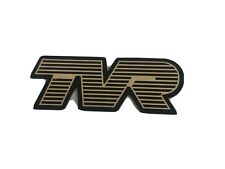 TVR Chimaera Replacement Bonnet Badge gold, toolbox garage or mancave gift picture