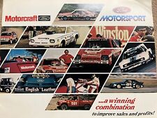 Original VINTAGE 1982 Ford Motorcraft Racing Brochure Drag IMSA Off-Road Rally picture