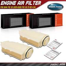 2x Left Engine Air Filter for BMW X5 2015-2020 F16 X6 17-20 V8 4.4L 13717638566 picture