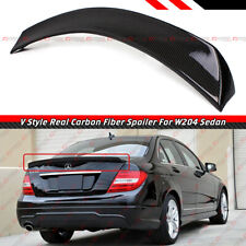 FOR 2008-14 MERCEDES BENZ W204 C63 AMG CARBON FIBER V STYLE TRUNK SPOILER WING picture