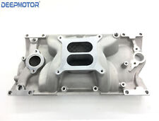 SBC SMALL BLOCK CHEVY Aluminum Intake Manifold Vortec Dual Plane 350,383 1997-up picture