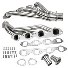 Fit Chevy 396 402 427 454 502 BBC Camaro Chevelle Stainless Steel Shorty Headers picture
