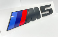 Fit For BMW M5 Black Rear Trunk Emblem Badge Logo M Series Sticker picture