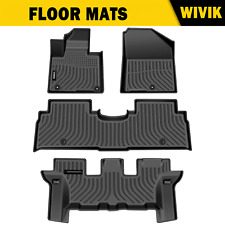 4pcs for 2016-2021 Kia Sorento 7 Seat Floor Mats Liner All Weather TPE Rubber picture