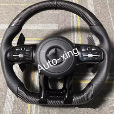 AMG New Carbon Fiber Steering Wheel for Mercedes-Benz C43G500 E300 GT C300 2002+ picture