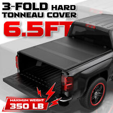 6.5FT FRP+PP 3-Fold Hard Solid Bed Tonneau Cover for 2016-2024 Nissan Titan XD picture