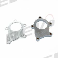 Rev9 T3 t3/t4 5 Bolt Turbo Outlet Exhuast Downpipe Flange Adapter & Gasket picture