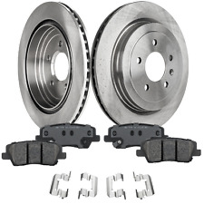 Rear Brake Disc Rotors and Pads Kit For 2013-2019 Cadillac ATS 2-Wheel Set picture
