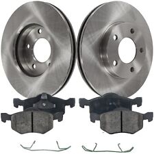 Front Brake Disc and Pad Kit For 2001-2007 Ford Escape Plain Surface Ceramic picture