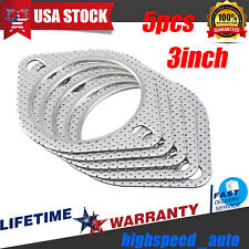 5X 3 Inch 2-Bolt Exhaust Gasket Flange High Temperature Gasket Fire Ring USShip picture