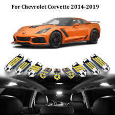6x White LED Interior Lights Package Kit For 2014-2019 Chevrolet Corvette C7 picture