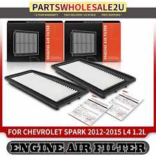 2x Engine Air Filter for Chevrolet Spark 2012 2013 2014 2015 L4 1.2L Rigid Panel picture