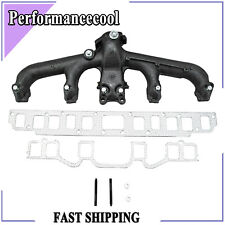 Exhaust Manifold & Gasket Kit for 81 82 83 Jeep Wrangler Cherokee Wagoneer 4.2L picture