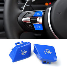 2X Blue M1 M2 Steering Wheel Buttons For BMW F87 M2 F80 M3 F82 F83 M4 M-series picture
