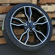 (4) 20x8.5 5x112 BLACK WHEELS & TIRES PACKAGE AUDI A4 S4 A7 A8 A5 A6 Q5 S5  picture