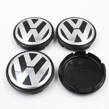 Set of 4 Wheel Center Caps Hub Hubcaps 56/65mm For VW Golf Beetle Passat Tiguan picture