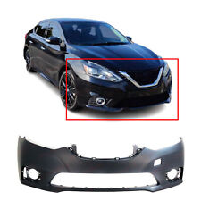 Primed Front Bumper Cover Replacement for 2016-2019 Nissan Sentra 16-19 picture