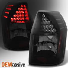 Fit 2005 2006 2007 2008 Dodge Magnum Black Smoked LED Tail Lights Replacement picture