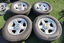 16x7 OEM Tahoe Limited Edition wheels 5x5 Chevy rims tires 235/65R16 Silverado picture