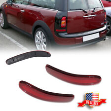 L&R Red Lens Rear Bumper Reflector Lights For 2008-2014 Mini Cooper Clubman R55 picture