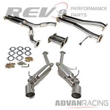 for 350Z G35 Coupe Cat-Back Exhaust Kit Stainless Steel Bolt On Replacement Rev9 picture