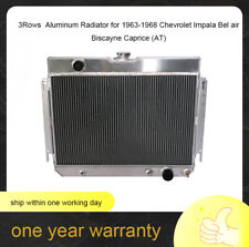 Radiator 3ROW For 1963-1968 Chevrolet Impala/Bel Air/Biscayne/Caprice 3.8L (AT) picture