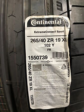 2 New 265 40 19 Continental Extreme Contact Sport Tires picture