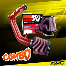 For 01-06 VW Golf GTI 1.8T 1.8L 4cyl Red Cold Air Intake + K&N Air Filter picture