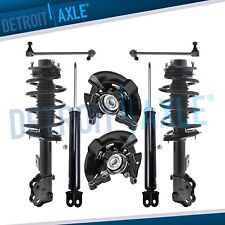 8pc Front Steering Knuckles Hub Sway Bars Struts Rear Shocks for Hyundai Sonata picture