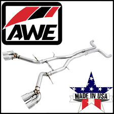AWE Track Cat-Back Exhaust System fits 2016-24 Chevy Camaro SS / LT1 / ZL1 6.2L picture
