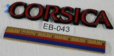 Chevrolet Corsica Door Trunk Emblem Red 87-93 OEM NOS 10056380 EB043 picture