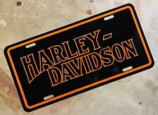 Harley Davidson Vintage Style License Plate FXR Dyna Sportster Softail Shovel picture
