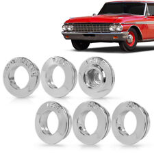 Fit For 1962 Ford Galaxie Air Brake Release Lighter Lights Wiper Dash Knob Bezel picture