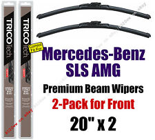 Wipers 2pk Premium Wiper Beam Blades fit 2013-15 Mercedes-Benz SLS AMG 19200x2 picture