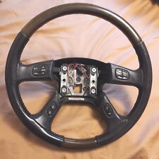 03 04 05 06 07 SILVERADO SIERRA ESCALADE YUKON Wood & Leather Steering Wheel OEM picture