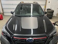 CRUX MOTORSPORTS HOOD STRIPE OVERLAY FOR 2019 + SUBARU FORESTER 2022 + FORESTER picture