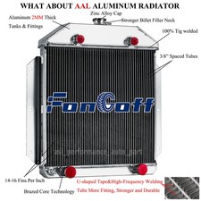 3-Row Radiator For Ford 1949-1953 50 Taunus Custom Flathead Configuration V8 MT picture