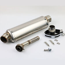 Universal Stainless Steel Motorcycle Exhaust Muffler Pipe + DB Killer 38 - 51mm picture