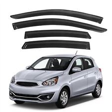 KPY Window Visors for Mitsubishi Mirage Hatchback 2014-2020, 4-Piece (Tape-On) picture
