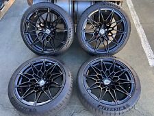 BMW M3 M4 826M Gloss Black G80 Competition Wheels Rims Tires TPMS OEM picture