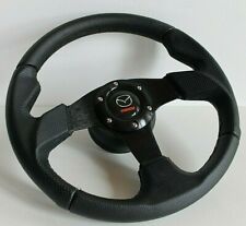 Steering Wheel fits For MAZDA Miata MX5 Mx6  Perforated Leather sport 89-98 picture