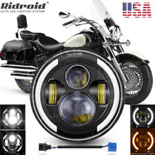 7'' inch LED Headlight Hi Lo for Yamaha V-Star XVS 650 950 1100 Classic Stryker picture
