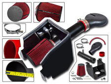 Cold Heat Shield Air Intake MATT BLACK+ RED for 94-01 Ram 1500 Pickup 5.2/5.9 V8 picture